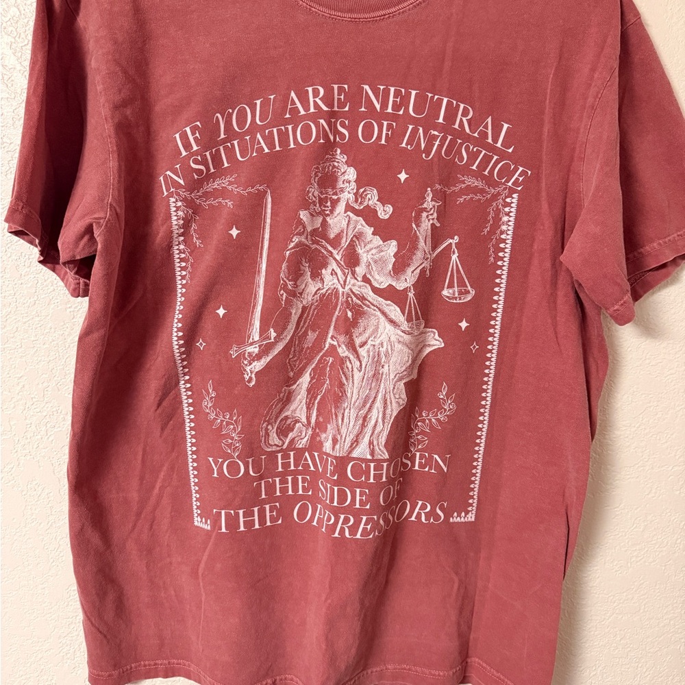Comfort Colors Red Graphic Tee